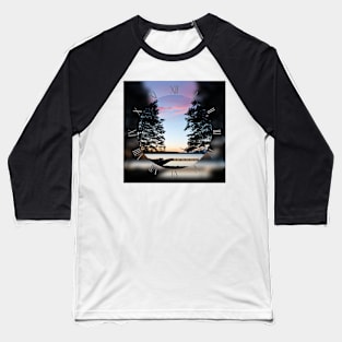 Vanilla sunset over the lake Baseball T-Shirt